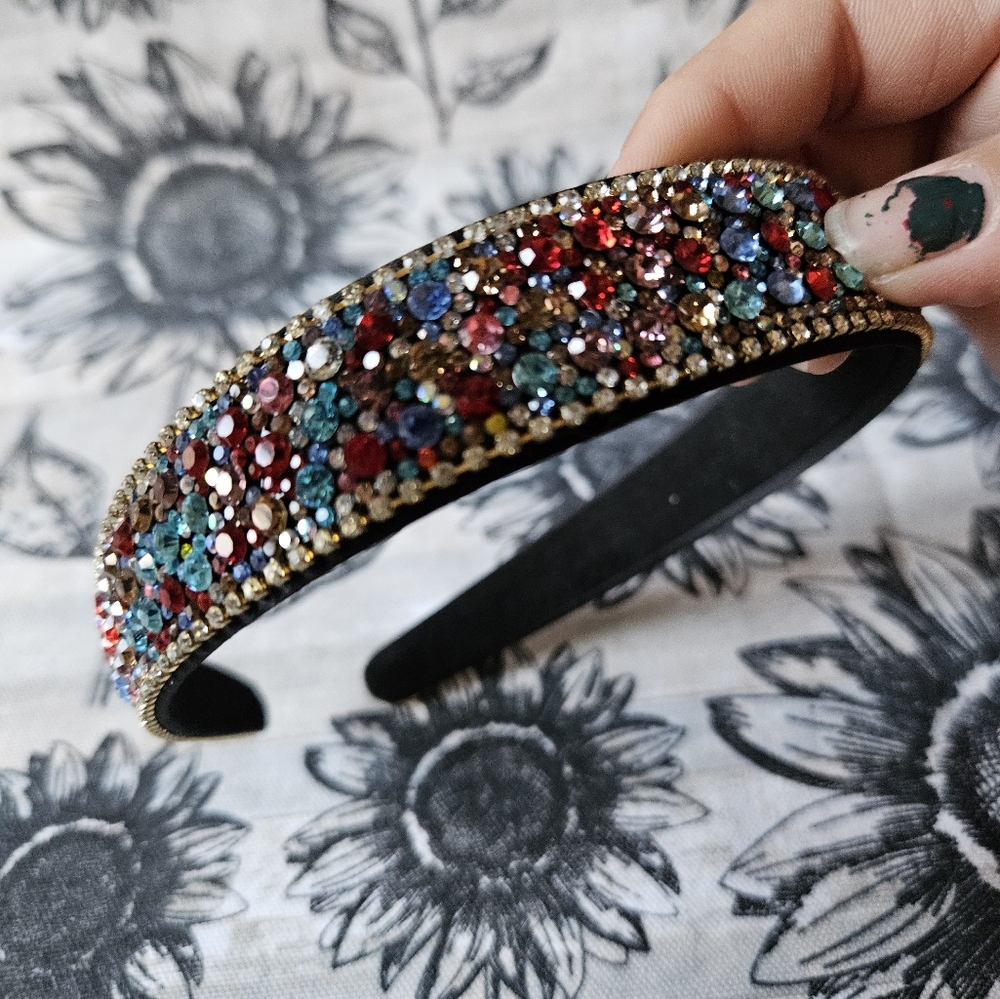 New rhinestone colorful headband - Picture 6 of 9